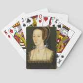 Schnitt hier - Anne Boleyn Spielkarten (Rückseite)