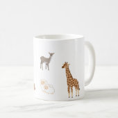 Schnitt-Tier-Freunde Keramikbecher Kaffeetasse (VorderseiteRechts)