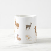 Schnitt-Tier-Freunde Keramikbecher Kaffeetasse (Mittel)