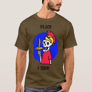 Schnitt und Würfel T-Shirt