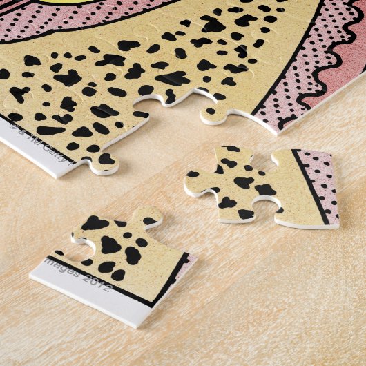 Schnittbild mit Zahnextraktion Puzzle (Seite)