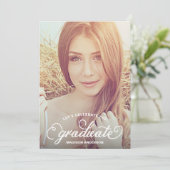 SCHNITTGRAD| EINLADUNG DER GRADUIERUNGSPARTEI (Stehend Vorderseite)