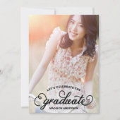 SCHNITTGRAD| EINLADUNG DER GRADUIERUNGSPARTEI (Vorderseite)