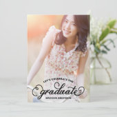 SCHNITTGRAD| EINLADUNG DER GRADUIERUNGSPARTEI (Stehend Vorderseite)