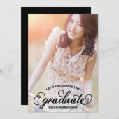 SCHNITTGRAD| EINLADUNG DER GRADUIERUNGSPARTEI (Vorne/Hinten)