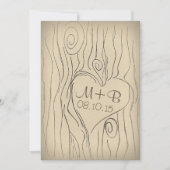 Schnittholz, Vintag, Save the Date (Vorderseite)