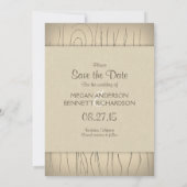 Schnittholz, Vintag, Save the Date (Rückseite)