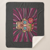 Schnittholz Zuckerhut mit Blütenkrone Sherpadecke (Vorderseite)