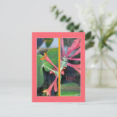 SCHNITTHONEYSUCKLE LESEZEICHEN POSTKARTE (Stehend Vorderseite)