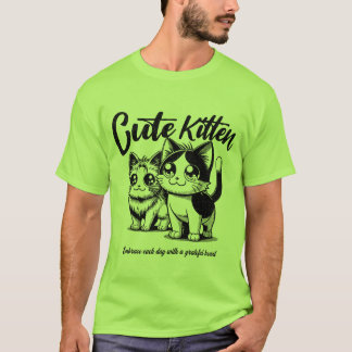 Schnittkatze T-Shirt