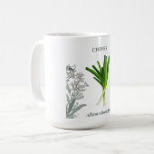 Schnittlauch — Allium schoenoprasum Kaffeetasse (Vorderseite Links)