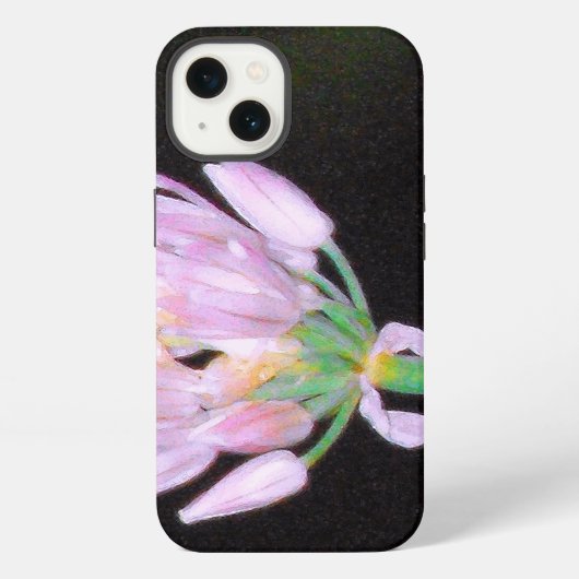 Schnittlauchblüte iPhone Hülle (Rückseite)
