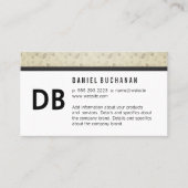 Schnittmuster für Unternehmensprofilen Visitenkarte (Vorderseite)