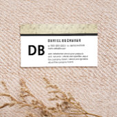 Schnittmuster für Unternehmensprofilen Visitenkarte