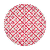 Schnittplatine - rote Schnittplätze Schneidebrett (Vorderseite)