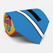 Schnittpunkt von Linien und Flugzeug - Abstrakte K Krawatte (Gerollt)