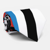 Schnittpunkt von Linien und Flugzeug - Abstrakte K Krawatte (Gerollt)