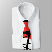 Schnittpunkt von Linien und Flugzeug - Abstrakte K Krawatte (Gebunden)