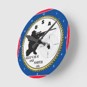 SCHNITTSTEIN RUNDE WANDUHR (Winkel)