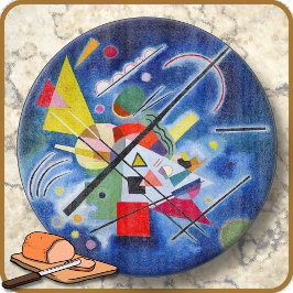 SCHNITTSTELLE - 12" - "Blaue Malerei" - Kandinsky Schneidebrett