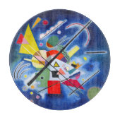 SCHNITTSTELLE - 12" - "Blaue Malerei" - Kandinsky Schneidebrett (Vorderseite)