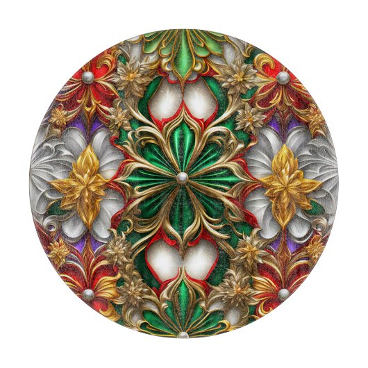 SCHNITTSTELLE ~ CHRISTMAS PATTERN ~ SCHNEIDEBRETT (Vorderseite)