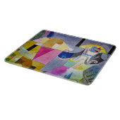 SCHNITTSTELLE - Schwarze Spalten in einer Landscha Schneidebrett (Ecke)