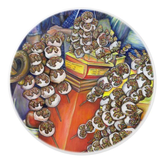 Schnittstelle zwischen Raum und Handel Keramikknauf (Vorderseite)