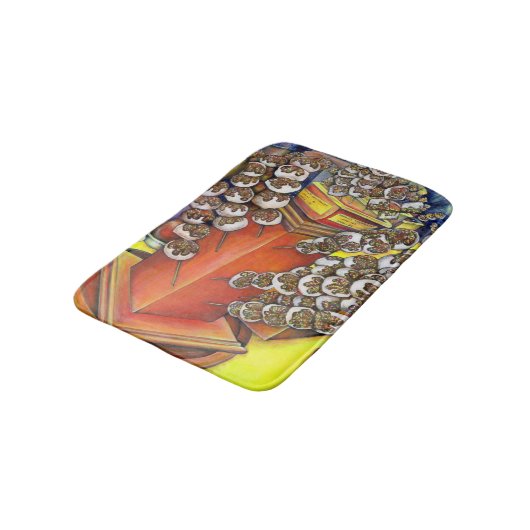 Schnittstelle zwischen Raumfahrt und Handel Badematte (Schrägansicht)