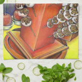 Schnittstelle zwischen Raumfahrt und Handel Geschirrtuch (Gefaltet)