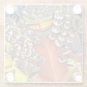 Schnittstelle zwischen Raumfahrt und Handel Glasuntersetzer (Rückseite)