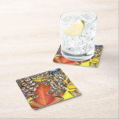 Schnittstelle zwischen Raumfahrt und Handel Rechteckiger Pappuntersetzer (Vor Ort)