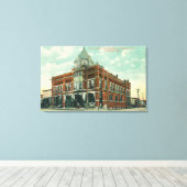 Schnittstellenansicht von Meridian und Stewart Str Leinwanddruck (Insitu (Holzboden))