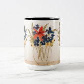 Schnittvase von Blume Zweifarbige Tasse (Mittel)