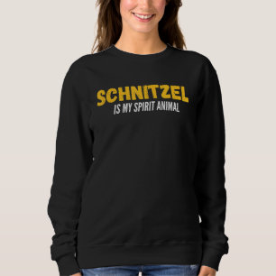 Schnitzel ist mein Seelentier Deutschland Schnitze Sweatshirt