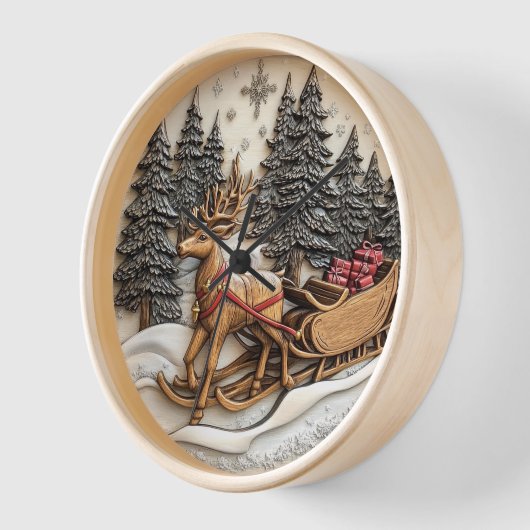 Schnitzel von Rentieren Uhr (Winkel)