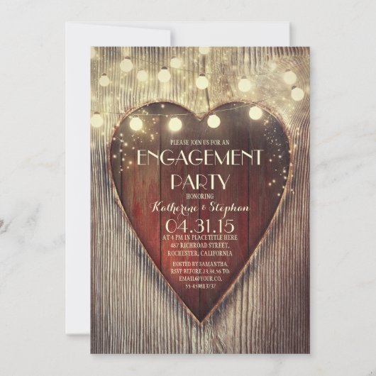 Schnitzelleuchten aus Holz Einladung (Vorderseite)