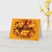 Schnitzen Sie heraus eine gute Zeit Karte (Gelbe Blume)