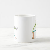 Schnitzender Stockmann Kaffeetasse (Mittel)