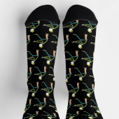 Schnitzender Stockmann Socken (Oben)