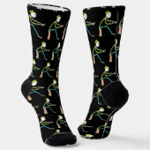 Schnitzender Stockmann Socken (Gewinkelt)