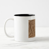 Schnitzereien Zweifarbige Tasse (Links)