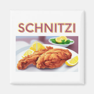 Schnitzi in Küche Magnet