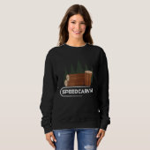Schnitzketten-Schnitzerei Holzfiguren Baum Sweatshirt (Vorne ganz)