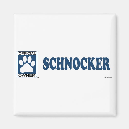 SCHNOCKER_blue Magnet (Vorne)