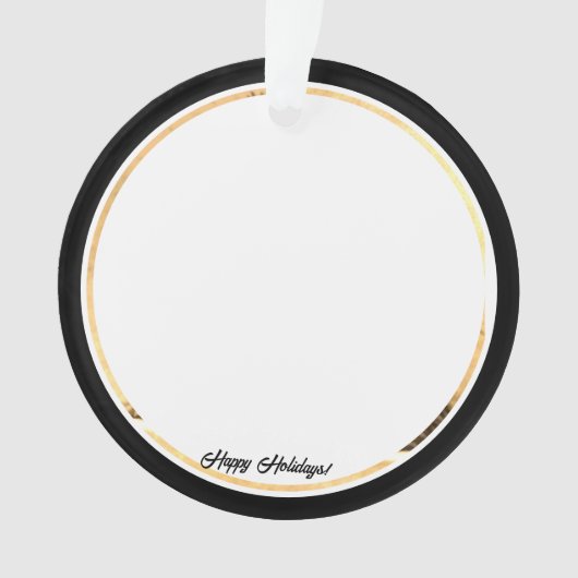 Schnoodle-Acrylkreis Ornament (Vorderseite)