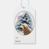 Schnoodle Christmas Geschenkanhänger (Vorderseite)