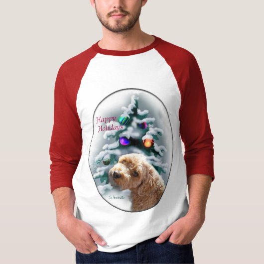 Schnoodle Christmas Geschenke T-Shirt (Vorderseite)