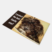 Schnoodle Dog Doormat Fußmatte (Schrägansicht)