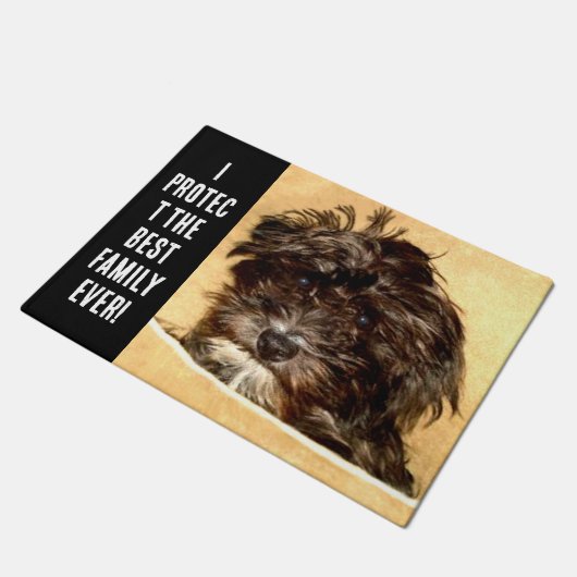 Schnoodle Dog Doormat Fußmatte (Schrägansicht)